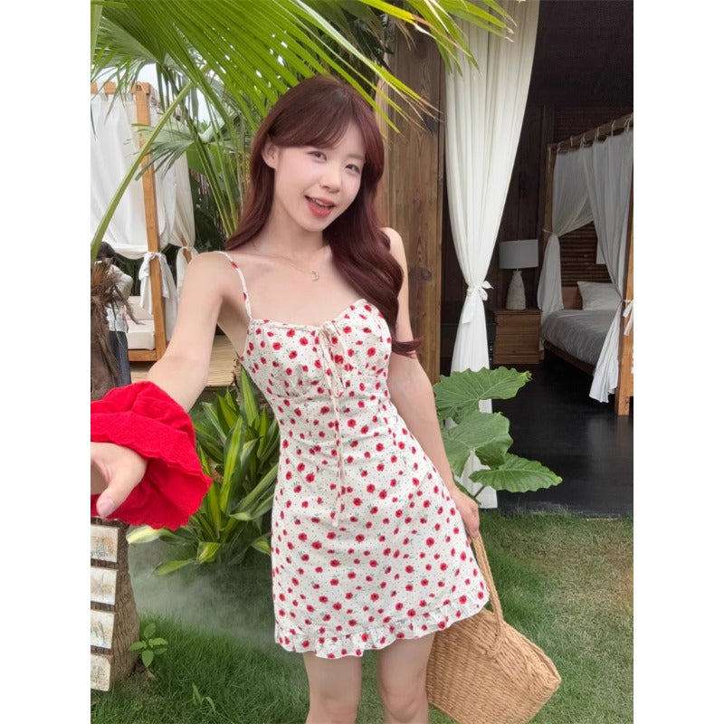 Floral Ruffle Mini Dress