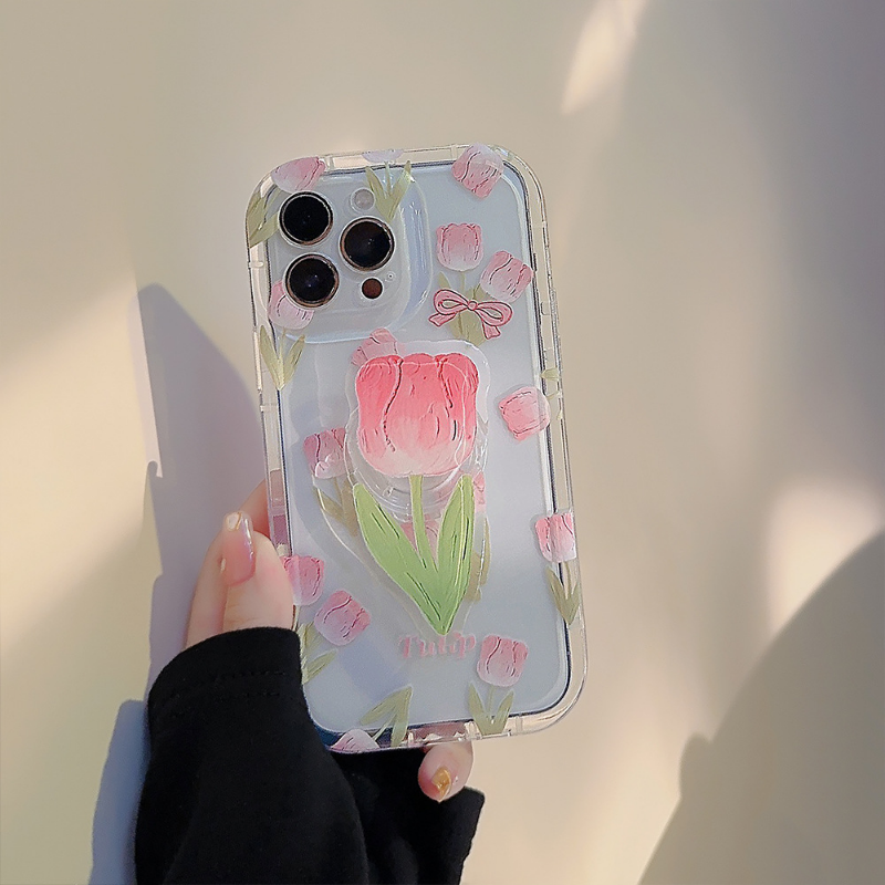 Sunny Tulip Transparent Case