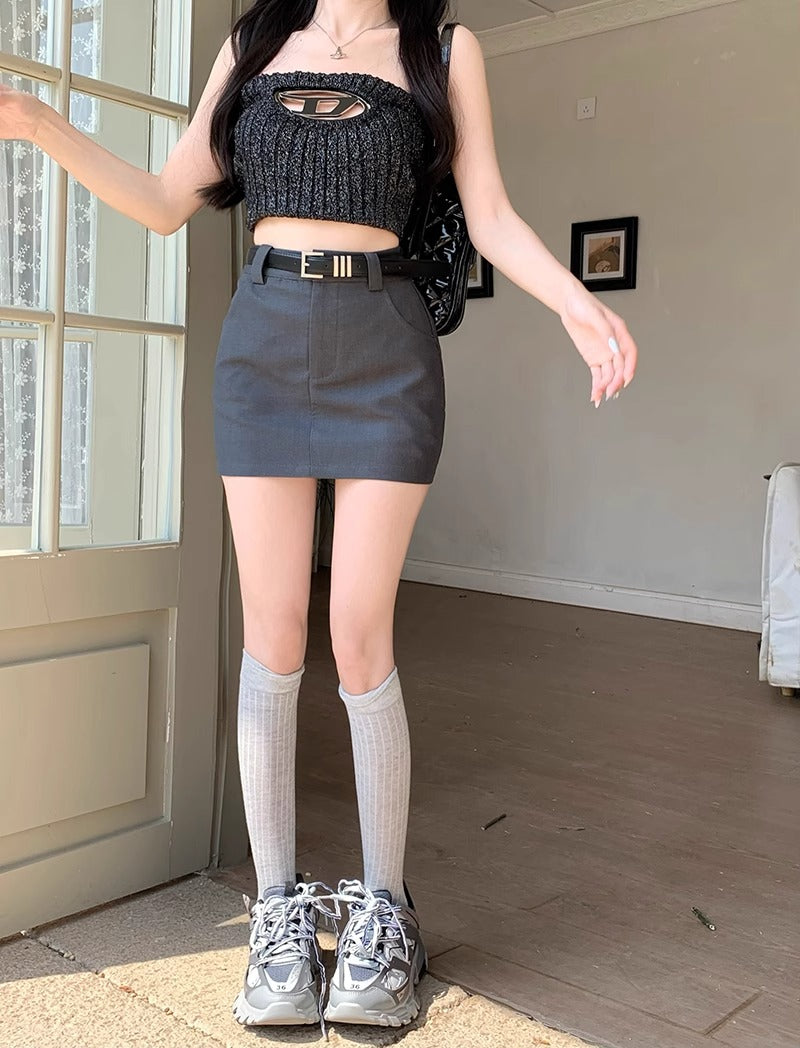 Classic Grey Skirt