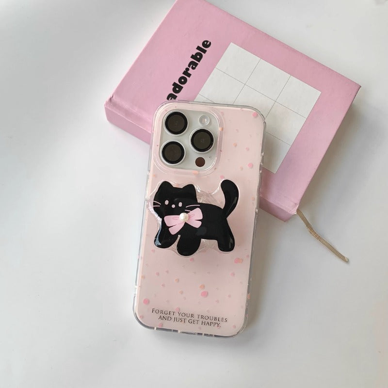 Happy Cherry Cat Phone Case