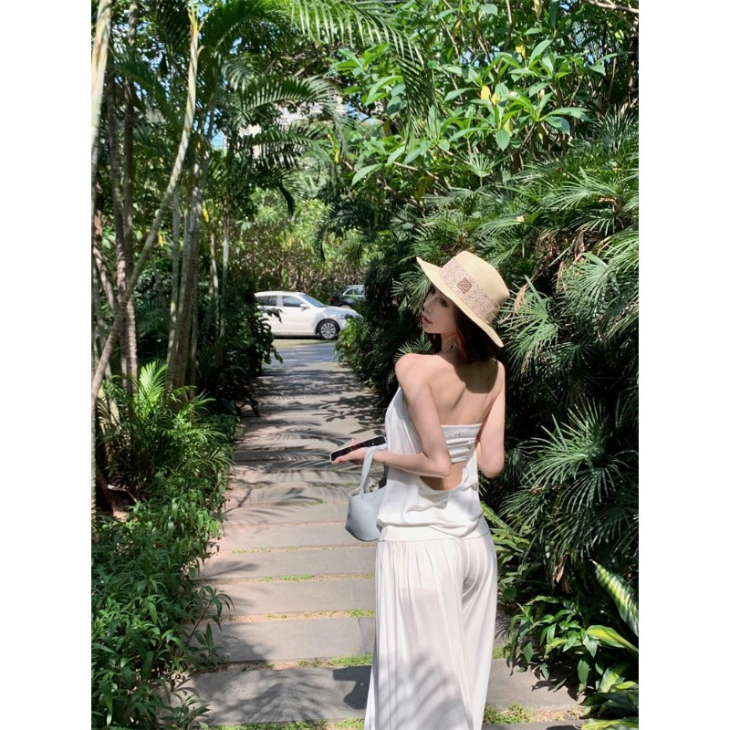 Chic Linen Wide‑Leg Jumpsuit