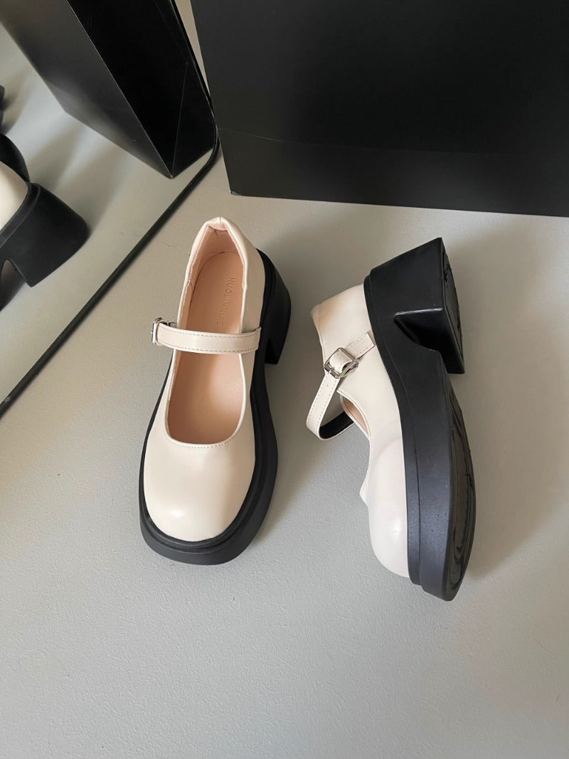 Versatile Chunky Heel Mary Janes