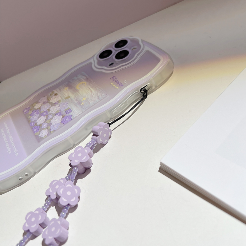 Lilac Garden Phone Charm Case