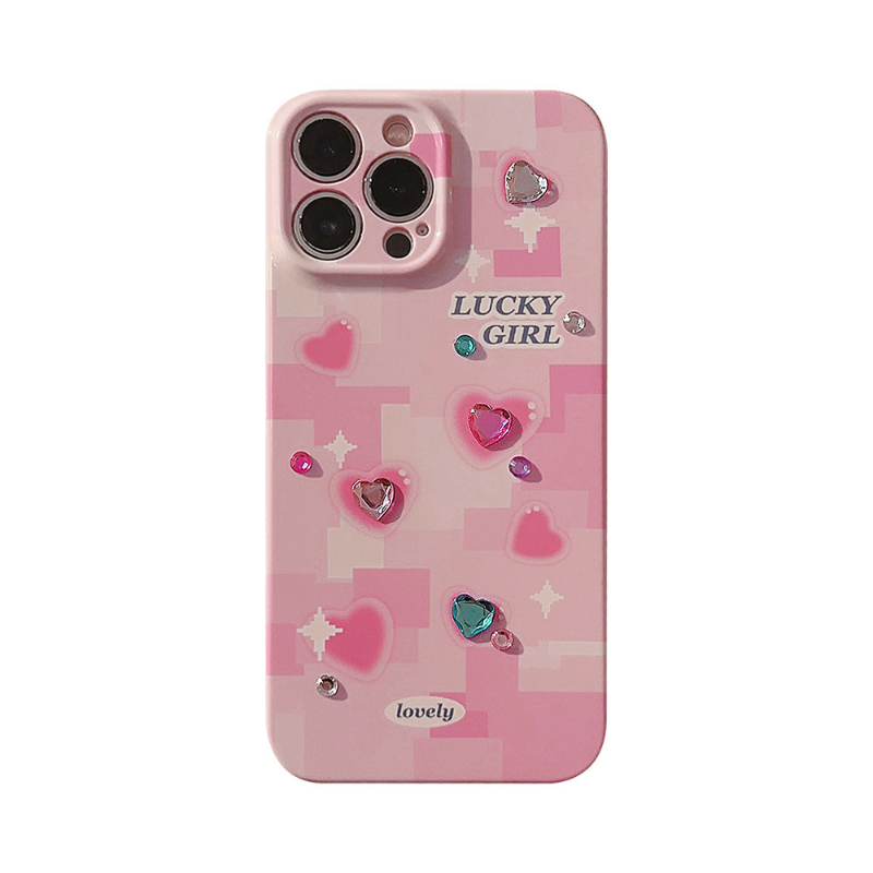 Floating Heart Pink Case