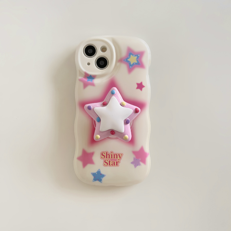 Y2K Star Mirror Pop Socket Case