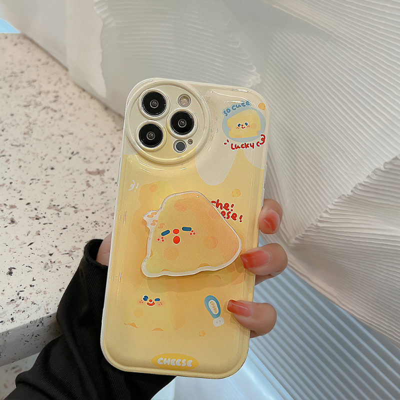 Sleepy Cheese Pop Socket Case