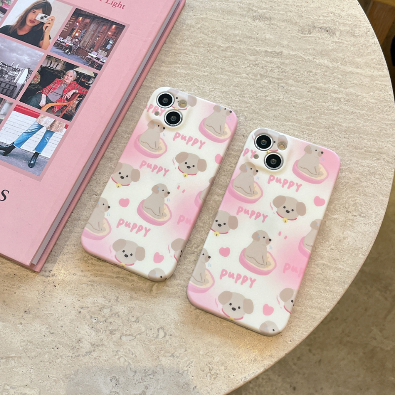 Gradient Pink Pups Case