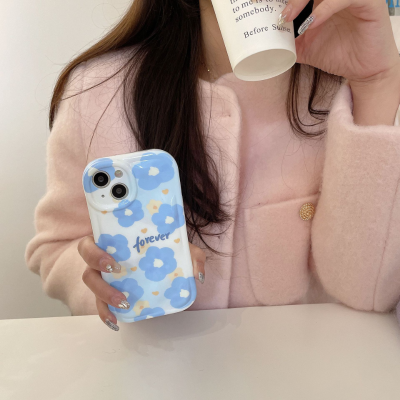 Blue Flower Case