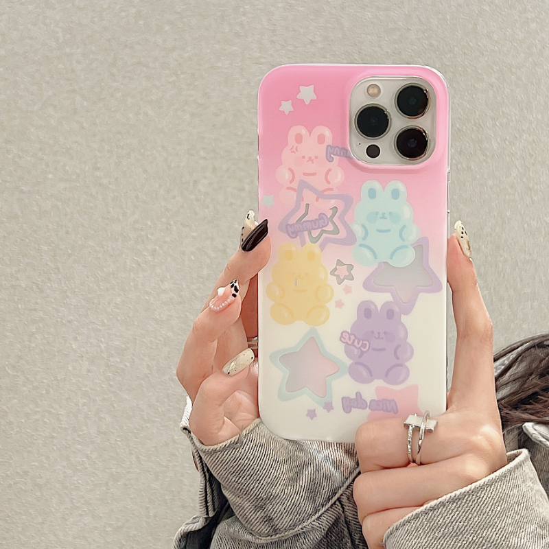 Colorful Rabbit Star Case