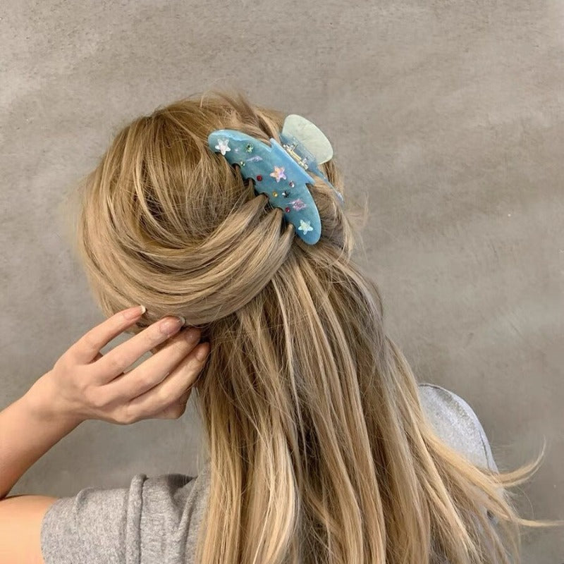 Sparkling Butterfly Hair Claw