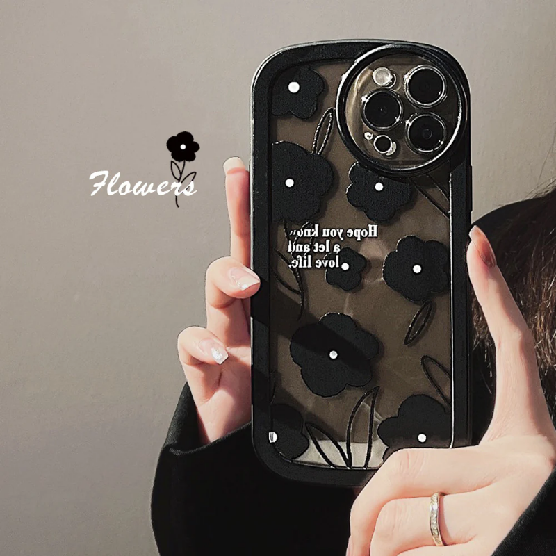 Noir Floral Case