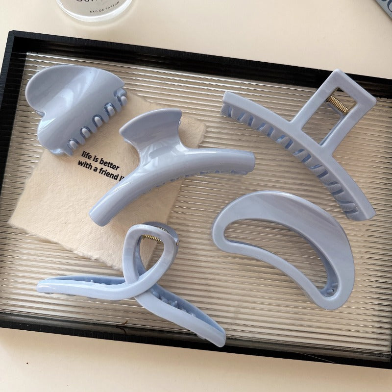 Sky Blue Claw Clips