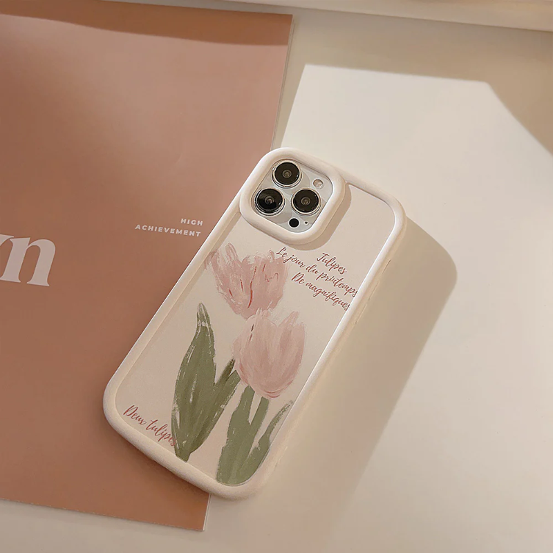 Watercolor Tulip Case