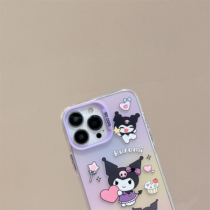 Purple Kuromi Gradient Case