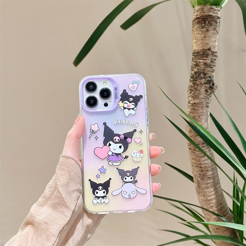 Purple Kuromi Gradient Case