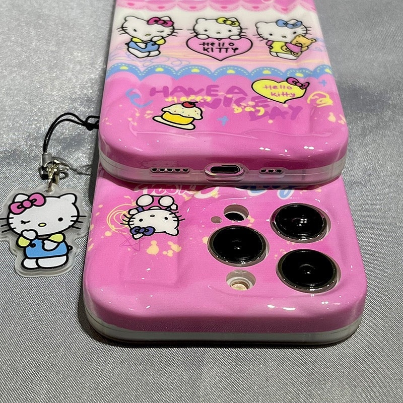 Pink Cute Kitty Case