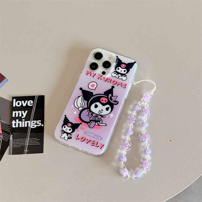 Kitty Kuromi Transparent Case