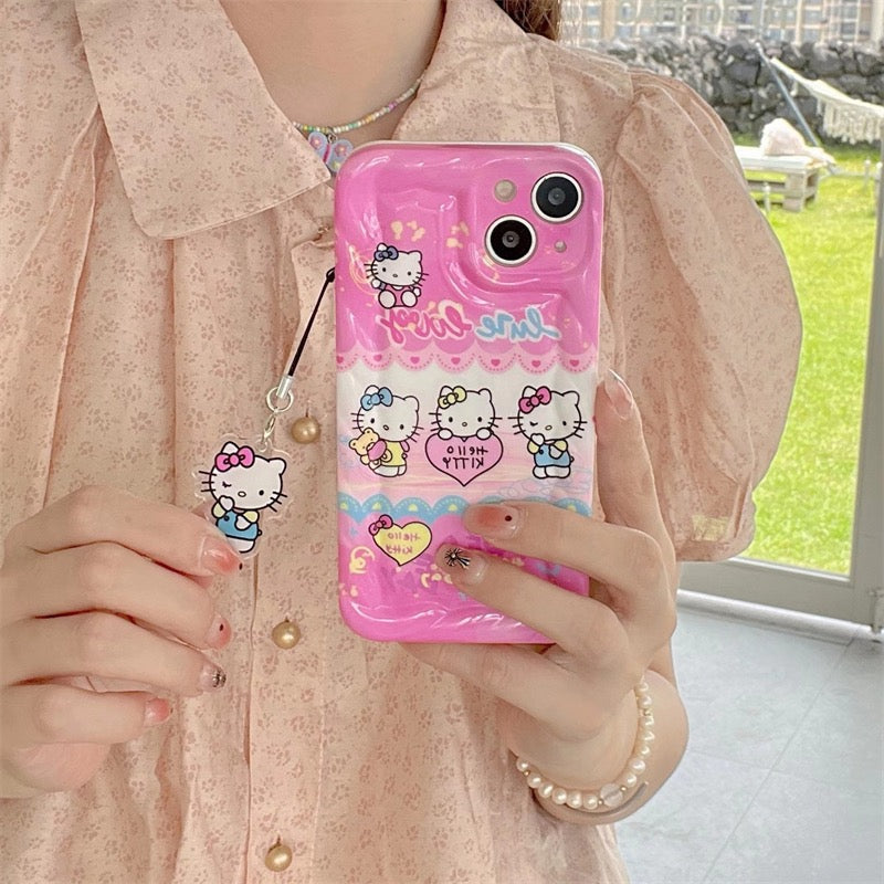 Pink Cute Kitty Case