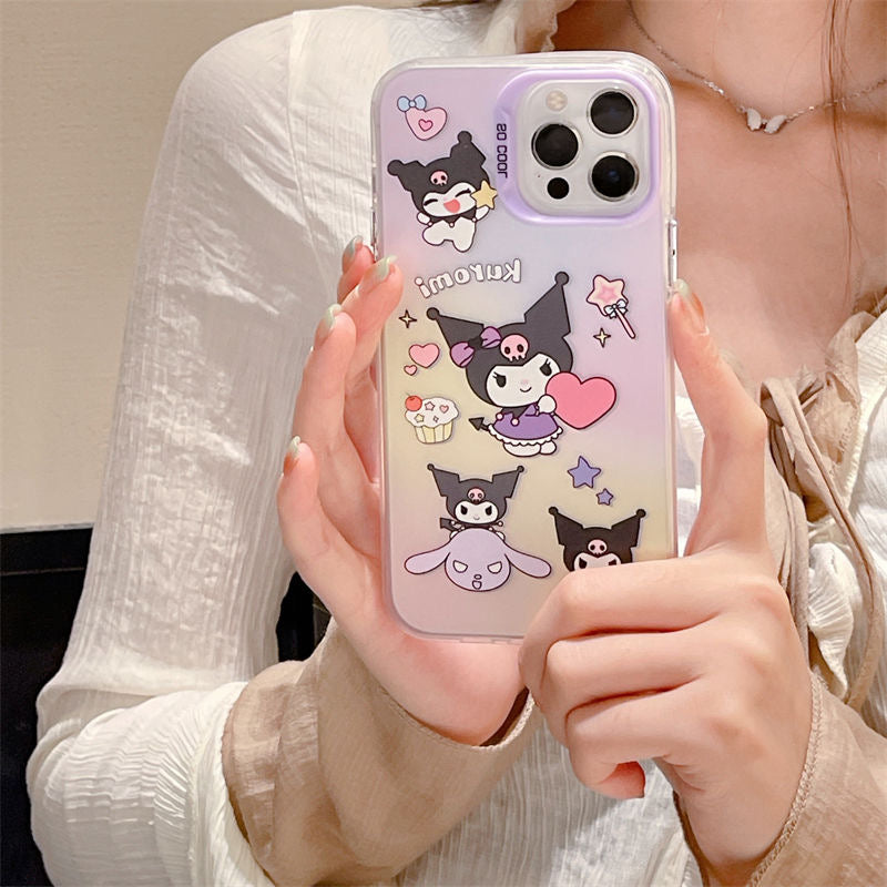 Purple Kuromi Gradient Case