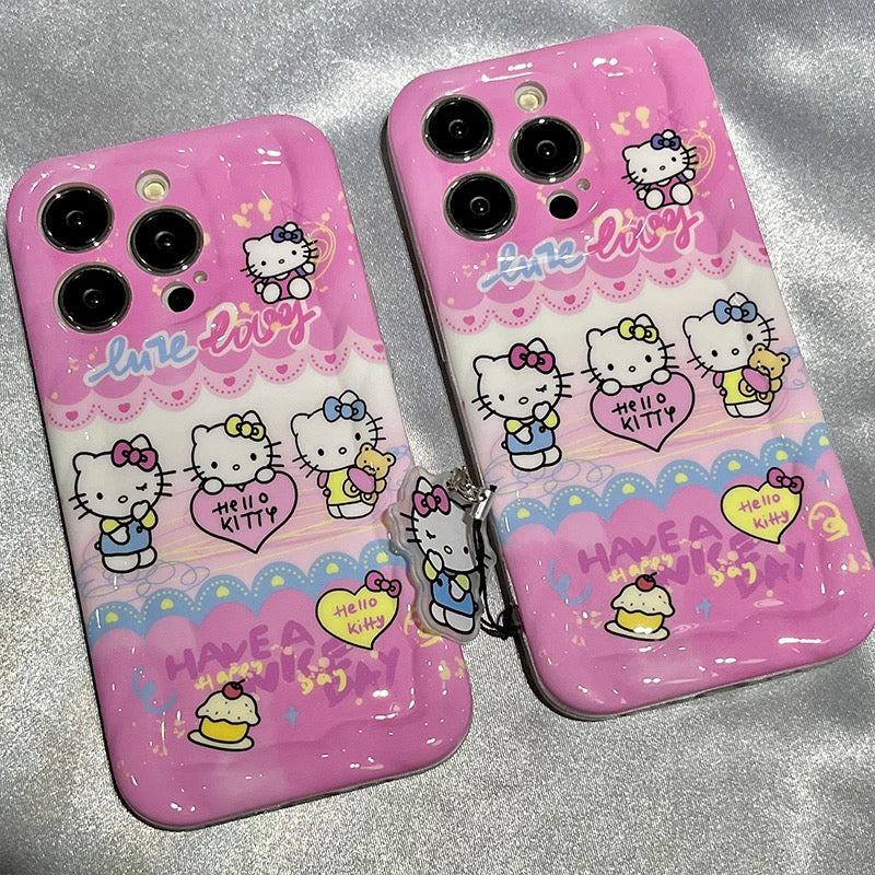 Pink Cute Kitty Case