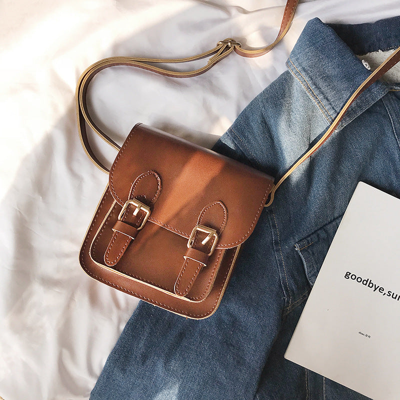 Retro Dual Buckle Bag