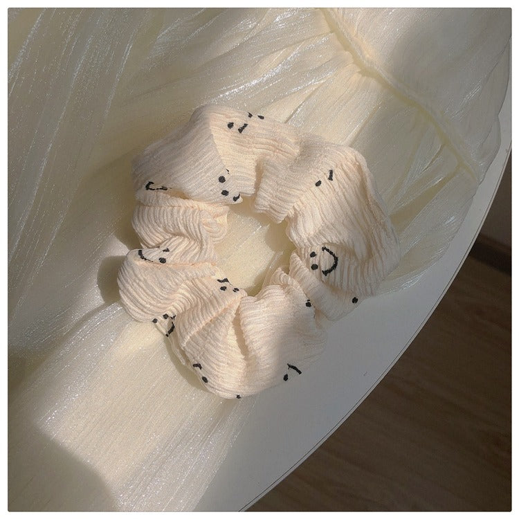 Smiley scrunchie