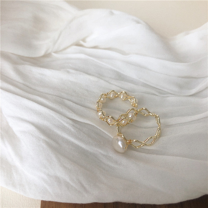Pearl Gold Ring