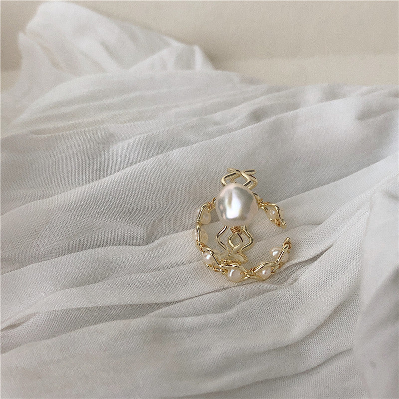 Pearl Gold Ring