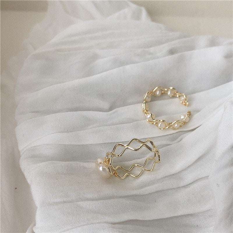 Pearl Gold Ring
