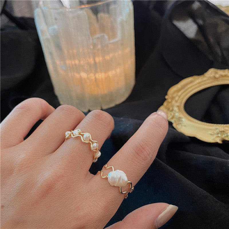 Pearl Gold Ring