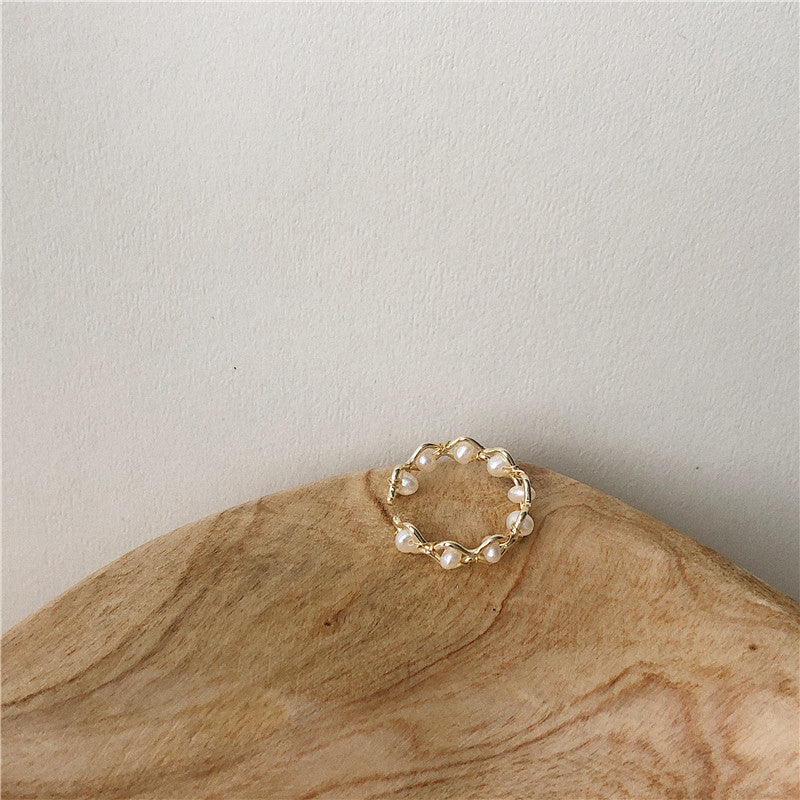 Pearl Gold Ring