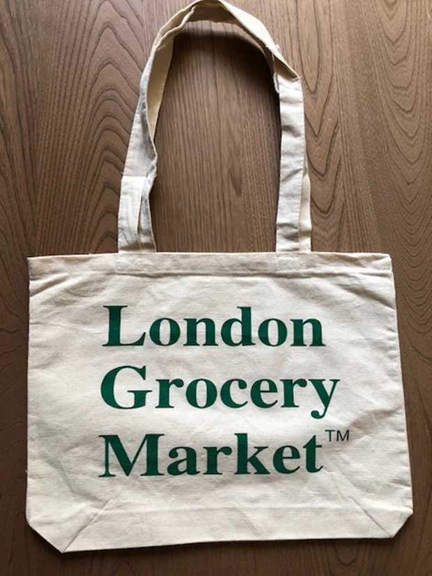 London grocery market tote bag – Little Jamie