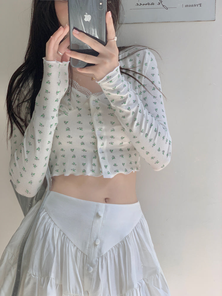 Lace Patchwork Slime Top