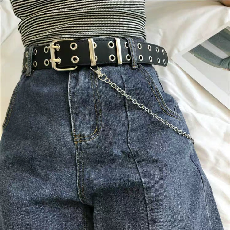 Double hole belt