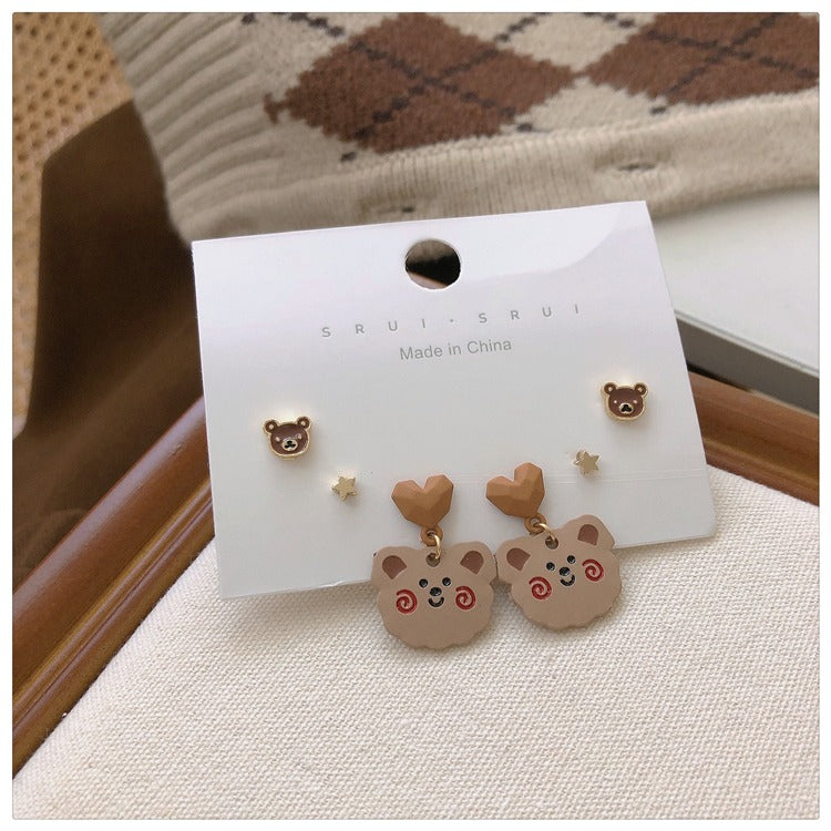 Bears earrings