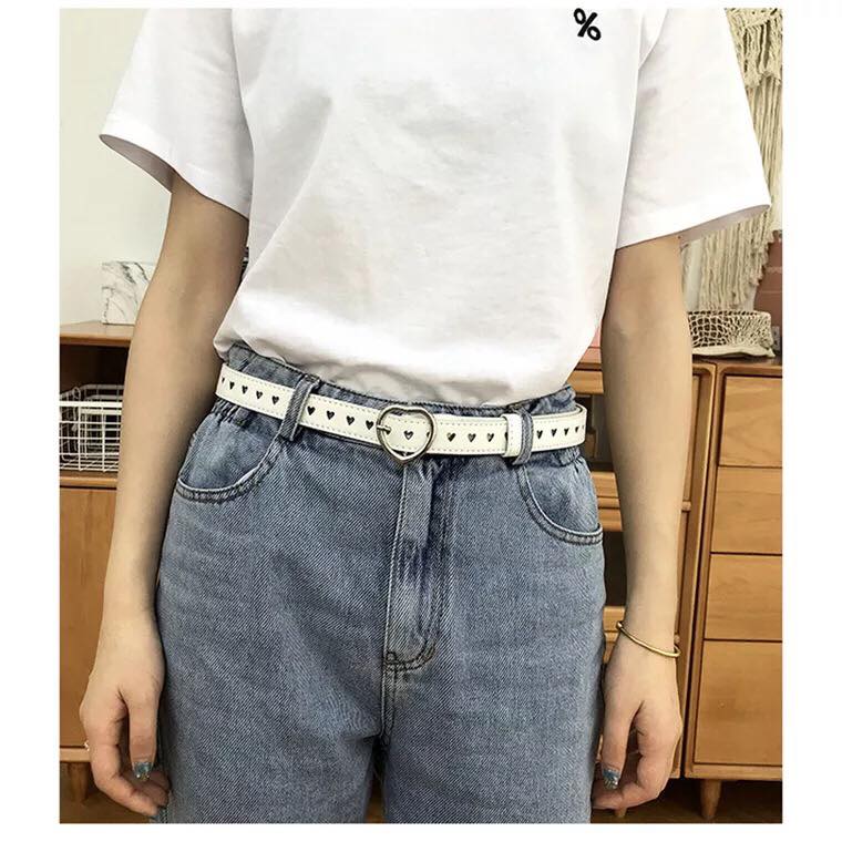 Heart hole belt