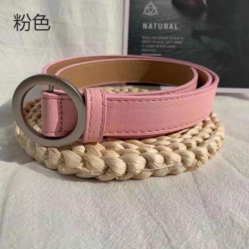 Basic round buckle belt