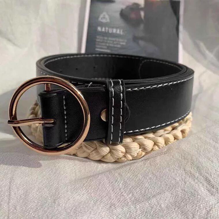 Round buckle belt