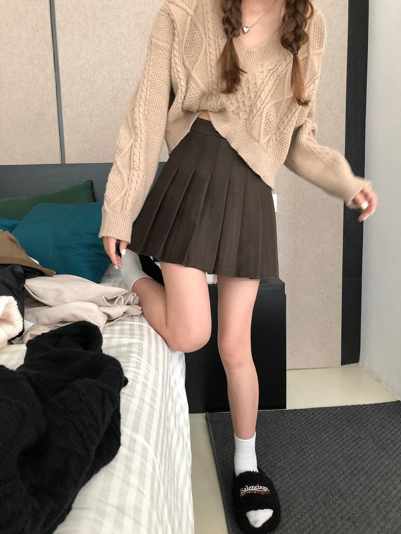 Multiple Color Plain Skirt
