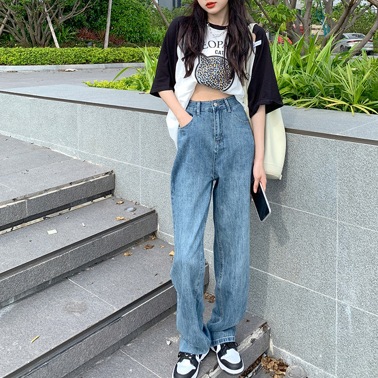 Plain Blue Denim Jeans