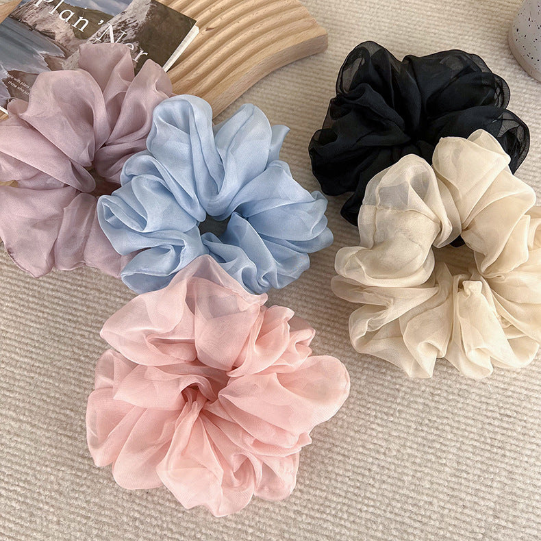 So Lux Chiffon Scrunchies