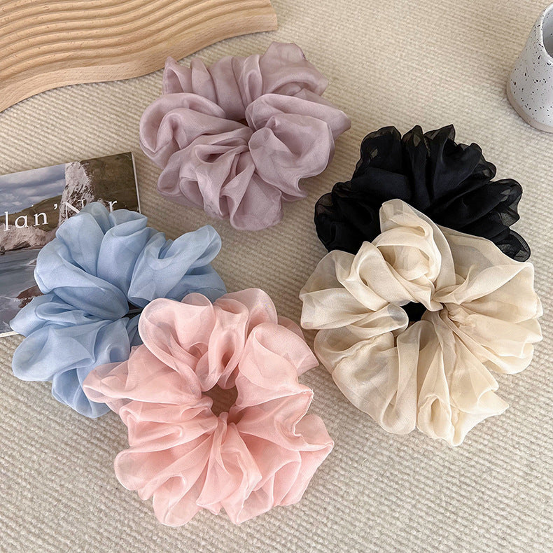 So Lux Chiffon Scrunchies