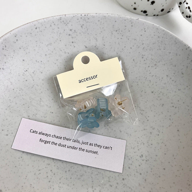 Marble Flower Clip