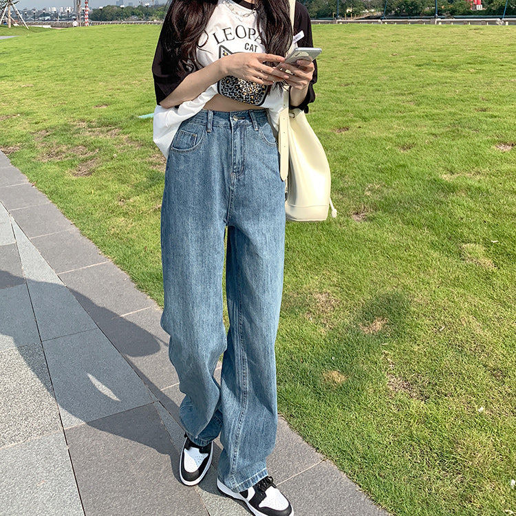 Plain Blue Denim Jeans