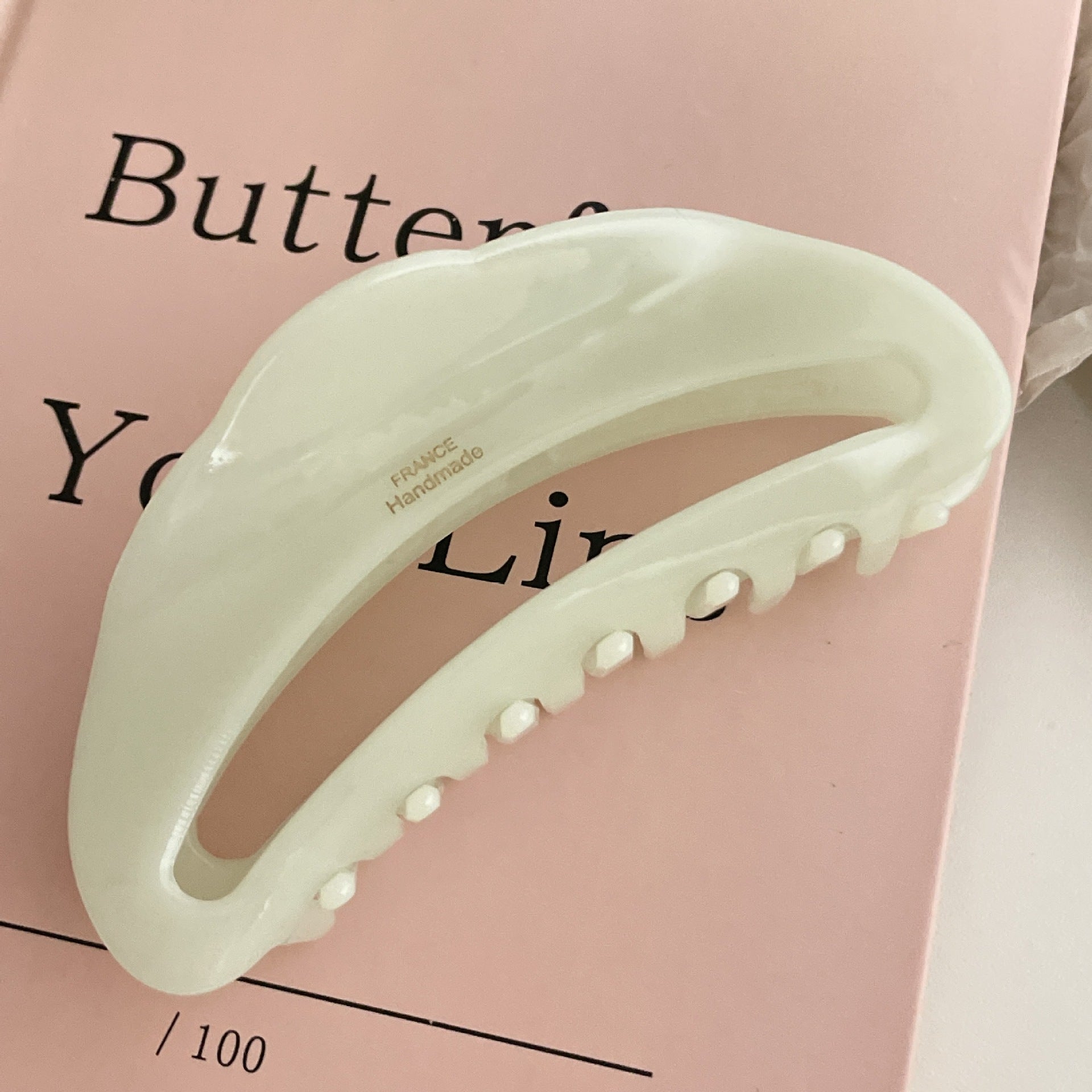 Marble Claw Clip
