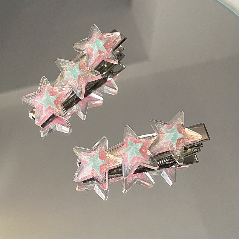 Glossy Layer Star Clip
