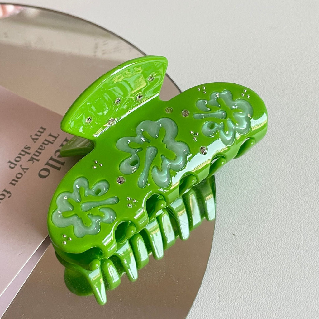 Abstract Charm Claw Clip