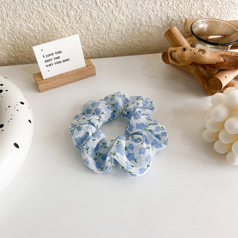 Blue Chaser Scrunchies