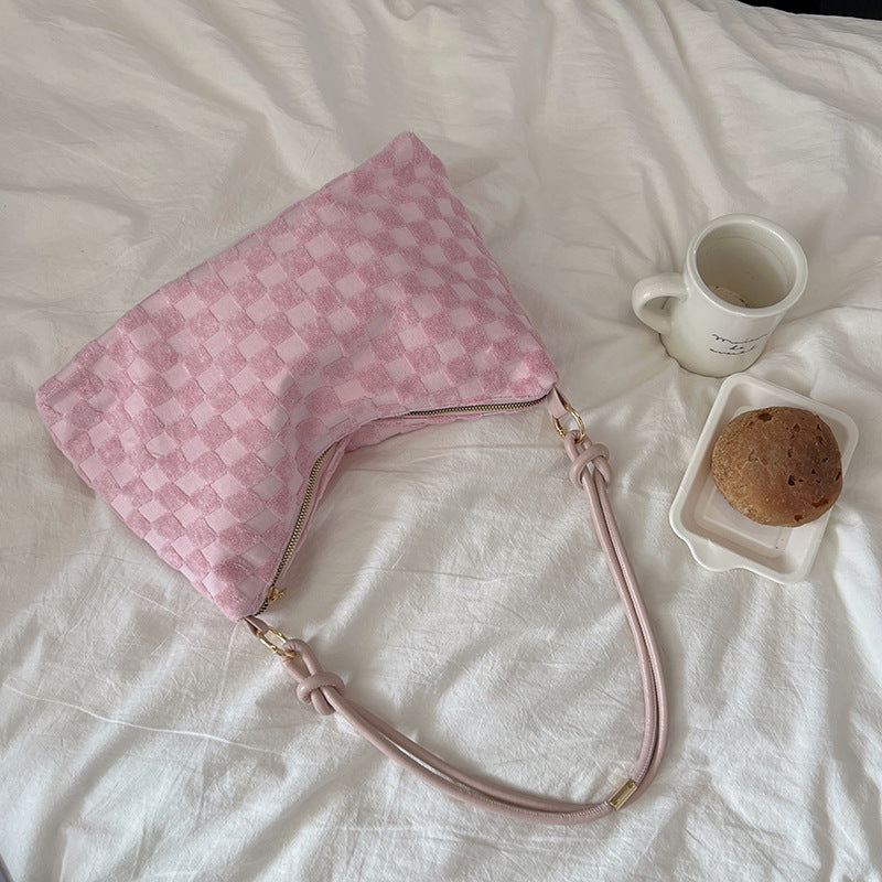 Checkered Canvas Bag