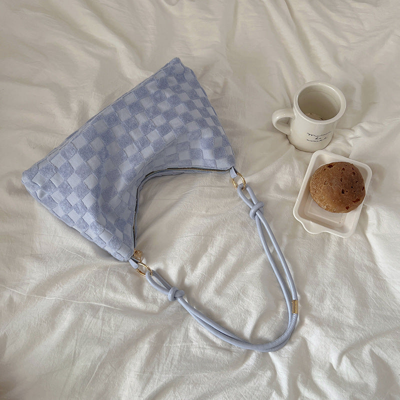 Checkered Canvas Bag